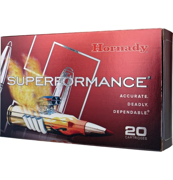 Hornady Superformance 22 ARC 70gr CX ammunition, 20 rounds per box, precision-engineered for long-range performance. Available at Black Bayou Armory.