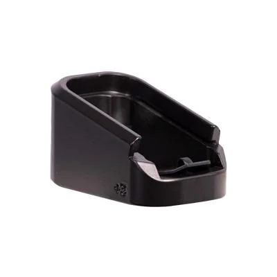 Canik magazine extension, black finish, increases capacity by 3 rounds, compatible with select Canik pistol models.