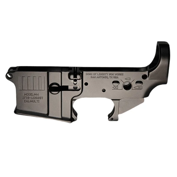 Sons of Liberty Gun Works Rebellious Stripes Stripped Lower Receiver in Minden Louisiana