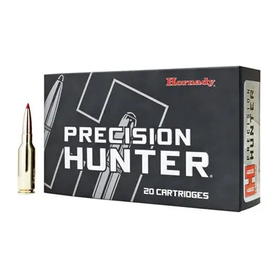 Hornady Precision Hunter 6mm ARC 103 Grain ELD-X® ammo for long-range hunting and superior accuracy.
