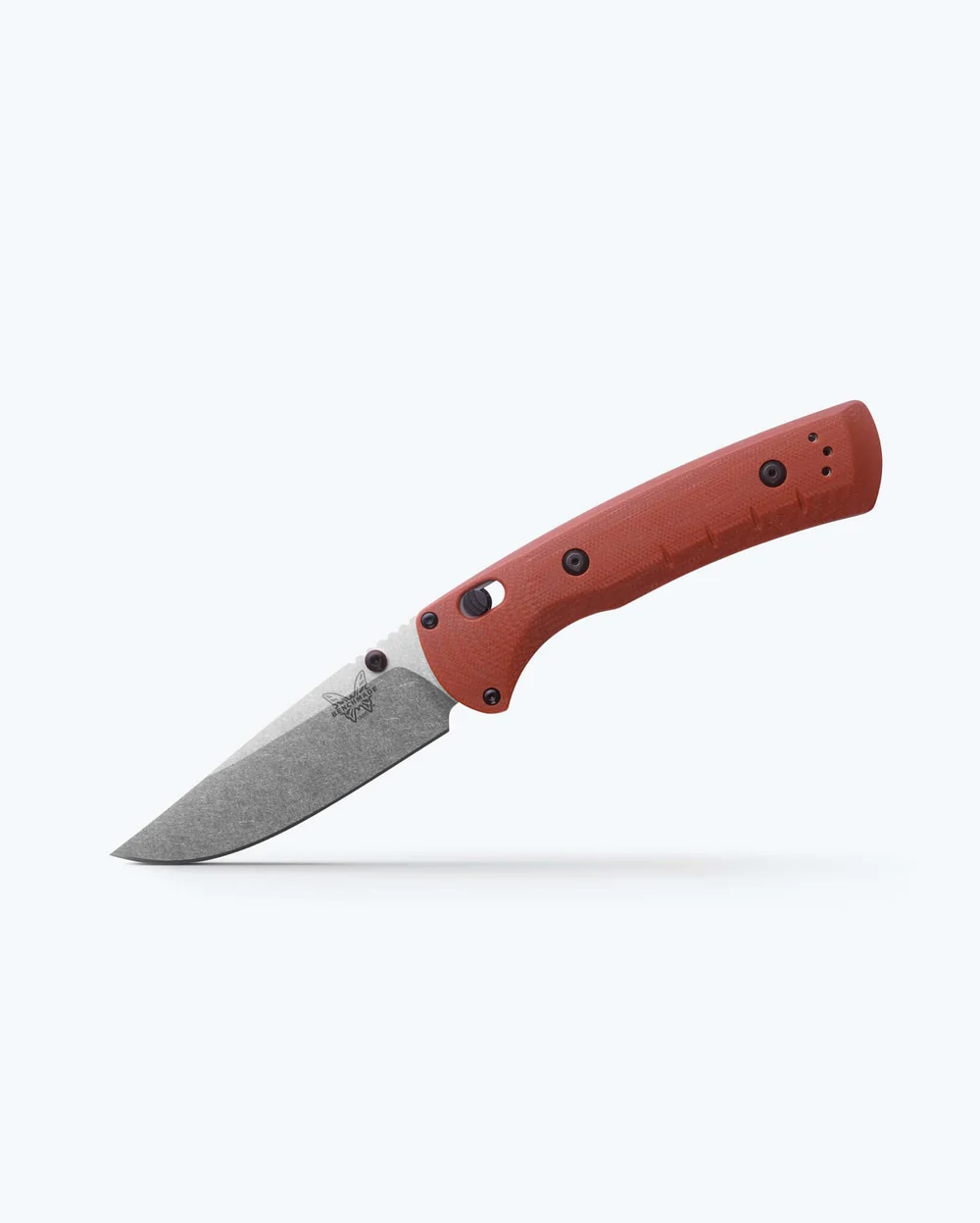 Benchmade SlipRidge 15090-01 MagnaCut 3.5-inch Folding Hunting Knife with Rust Orange G10 Handle