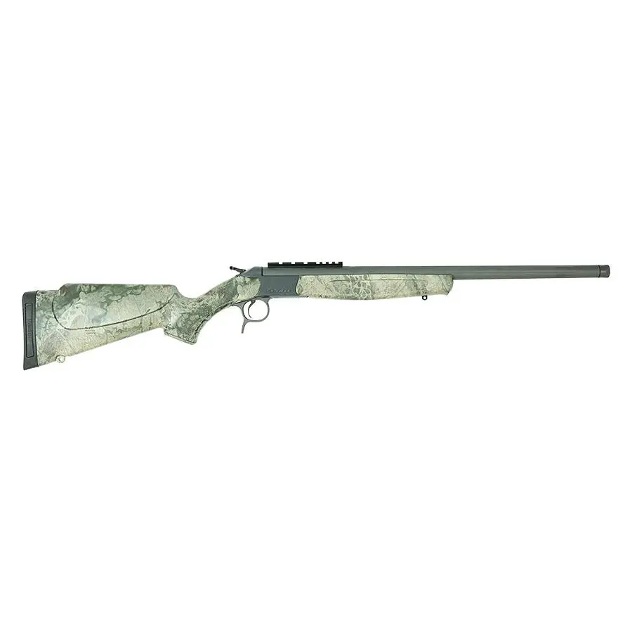 CVA Scout V2 Takedown rifle in .44 Remington Magnum with 22-inch threaded barrel and Realtree Rockslide synthetic stock