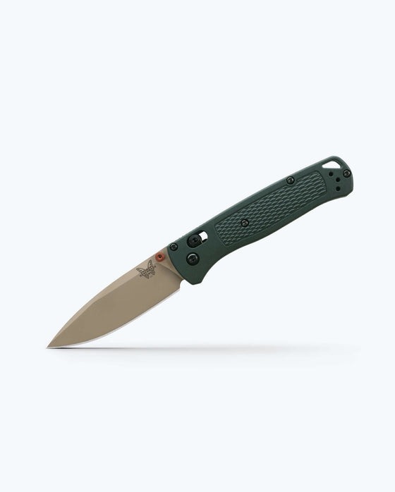 Benchmade Bugout 535TN-2601 Taiga Green Ivory Plain Dealing