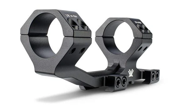 Vortex Sport Cantilever 30 mm scope mount with 1.50″ center height and 2″ forward offset, matte black finish
